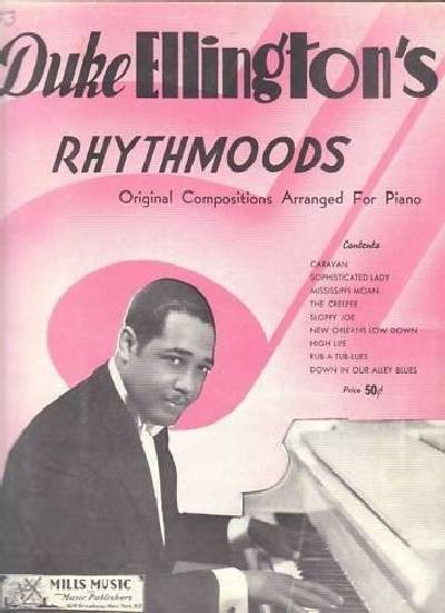 sheet music book cover Duke Ellington's Rhythmoods