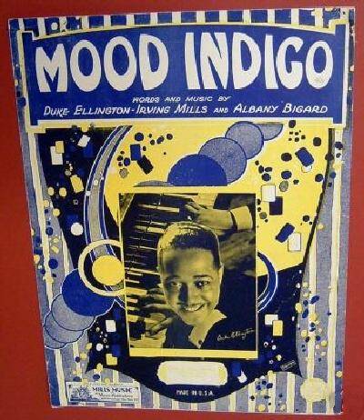 sheet music cover Mood Indigo